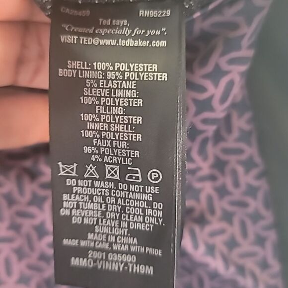 Ted Baker  Green Men's Vinny Parka Jacket Size 3 (Medium) - Picture 14 of 14